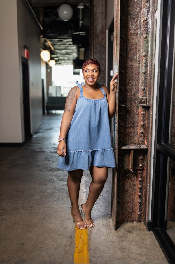 Denim Mini Dress